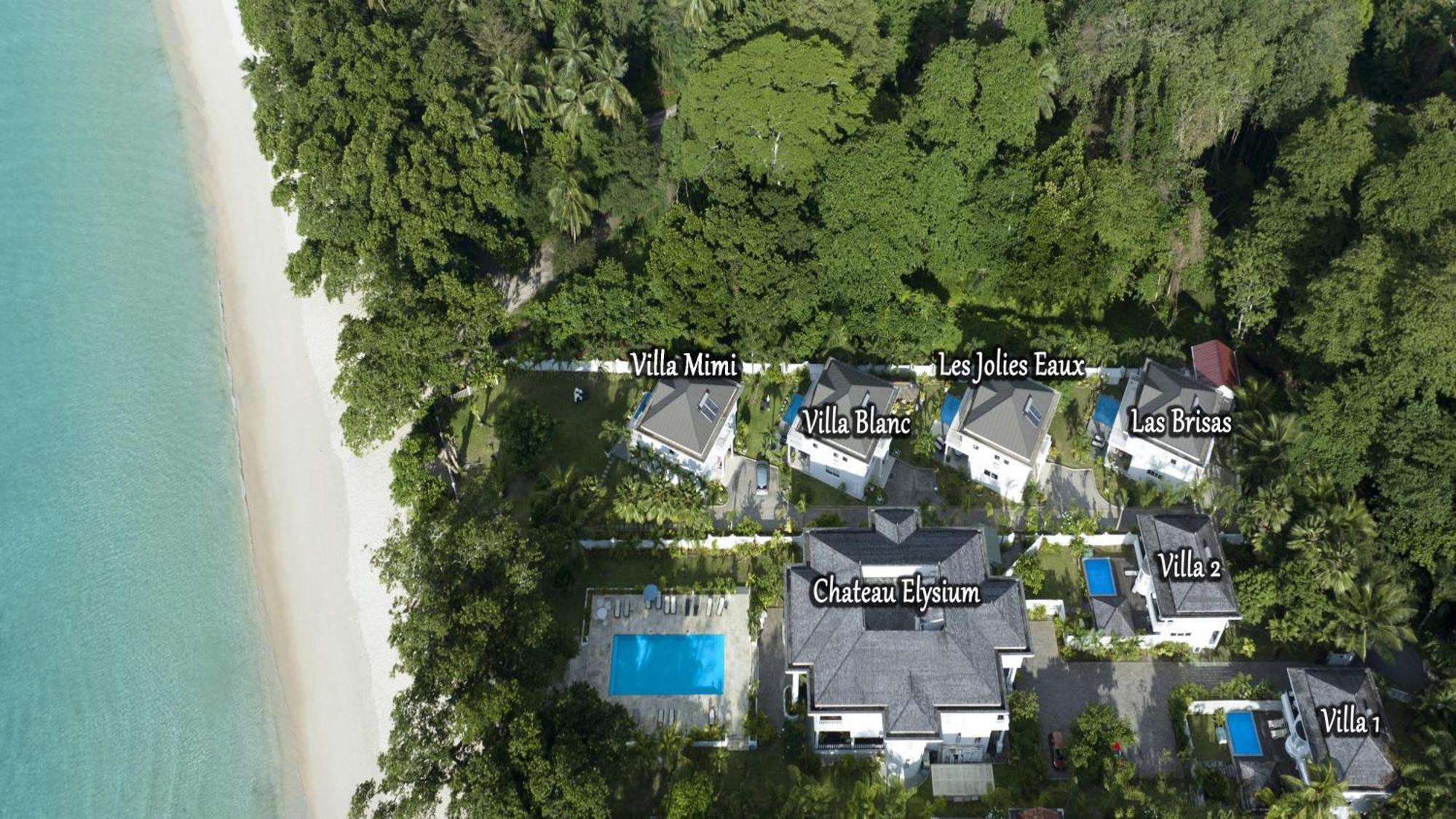 Villa Blanc - Chateau Elysium Beau Vallon  Kültér fotó